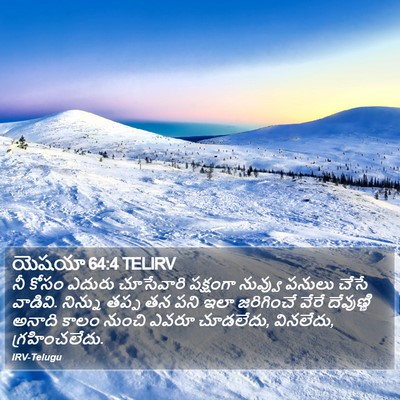 యెషయా 64:4 TELIRV Bible Verse Image
