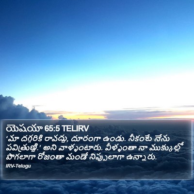 యెషయా 65:5 TELIRV Bible Verse Image