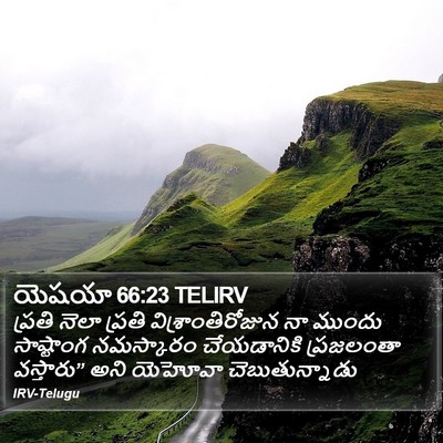 యెషయా 66:23 TELIRV Bible Verse Image