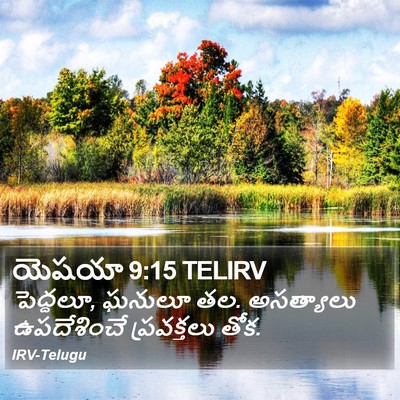 యెషయా 9:15 TELIRV Bible Verse Image