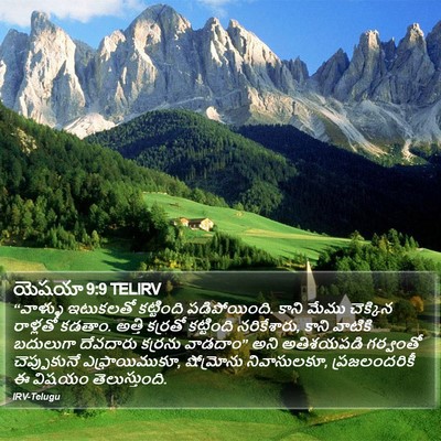 యెషయా 9:9 TELIRV Bible Verse Image