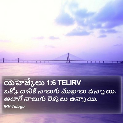 యెహెజ్కేలు 1:6 TELIRV Bible Verse Image