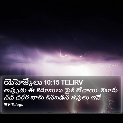 యెహెజ్కేలు 10:15 TELIRV Bible Verse Image