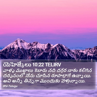 యెహెజ్కేలు 10:22 TELIRV Bible Verse Image