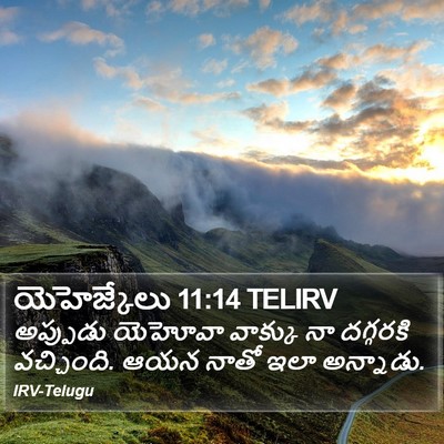 యెహెజ్కేలు 11:14 TELIRV Bible Verse Image