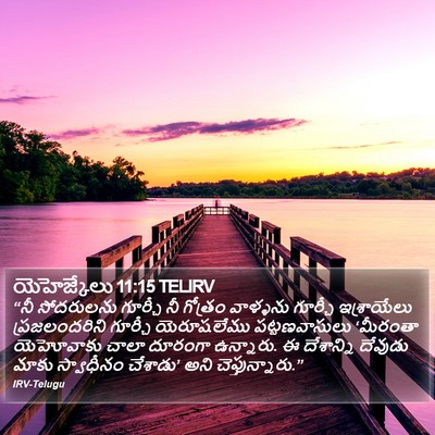 యెహెజ్కేలు 11:15 TELIRV Bible Verse Image