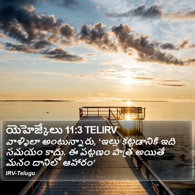 యెహెజ్కేలు 11:3 TELIRV Bible Verse Image