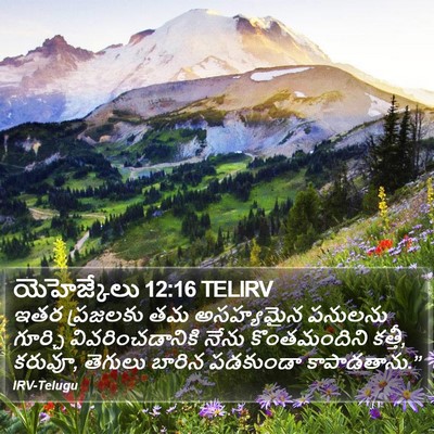 యెహెజ్కేలు 12:16 TELIRV Bible Verse Image