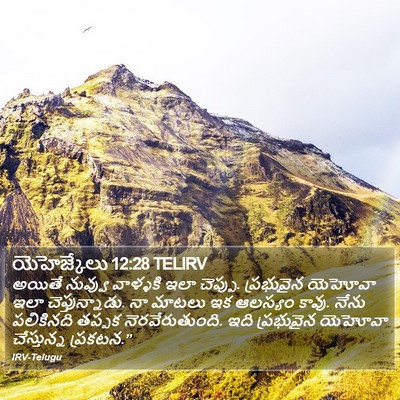 యెహెజ్కేలు 12:28 TELIRV Bible Verse Image
