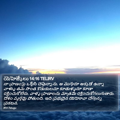యెహెజ్కేలు 14:16 TELIRV Bible Verse Image