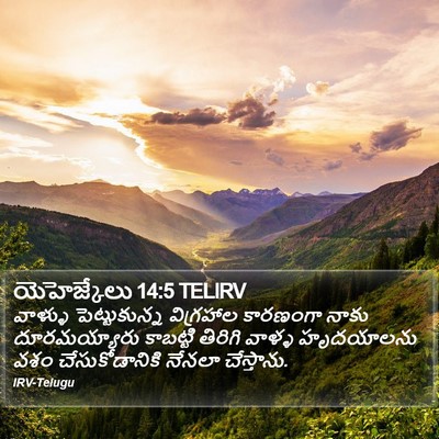 యెహెజ్కేలు 14:5 TELIRV Bible Verse Image