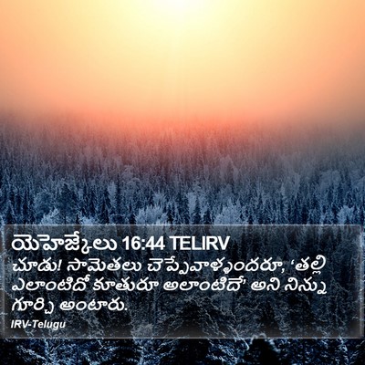 యెహెజ్కేలు 16:44 TELIRV Bible Verse Image
