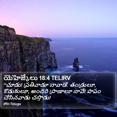 యెహెజ్కేలు 18:4 TELIRV Bible Verse Image