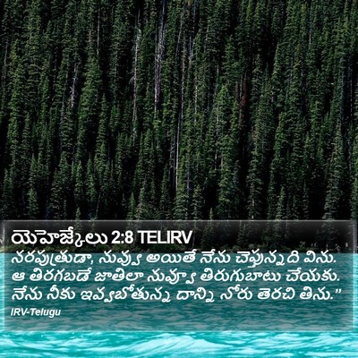 యెహెజ్కేలు 2:8 TELIRV Bible Verse Image