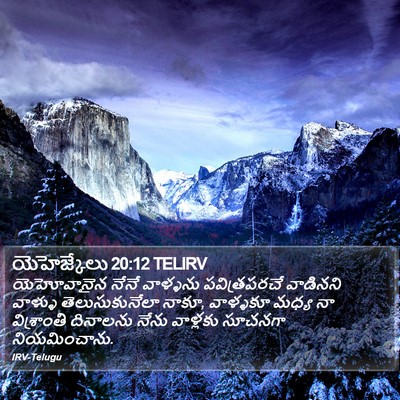 యెహెజ్కేలు 20:12 TELIRV Bible Verse Image