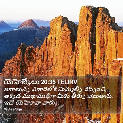యెహెజ్కేలు 20:35 TELIRV Bible Verse Image