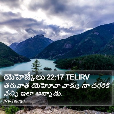 యెహెజ్కేలు 22:17 TELIRV Bible Verse Image
