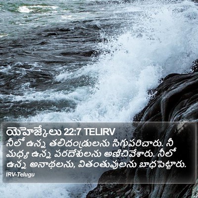 యెహెజ్కేలు 22:7 TELIRV Bible Verse Image