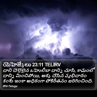 యెహెజ్కేలు 23:11 TELIRV Bible Verse Image