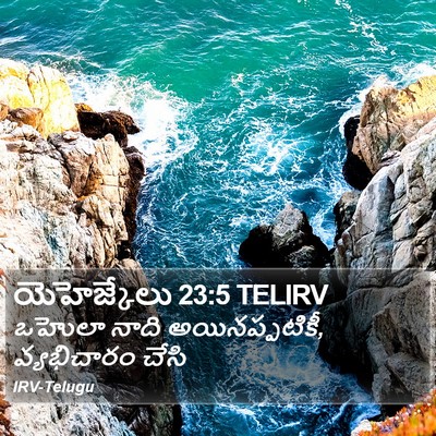 యెహెజ్కేలు 23:5 TELIRV Bible Verse Image