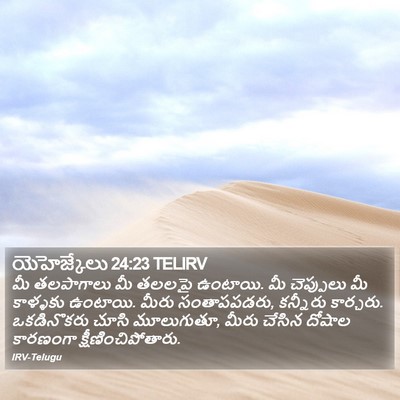యెహెజ్కేలు 24:23 TELIRV Bible Verse Image
