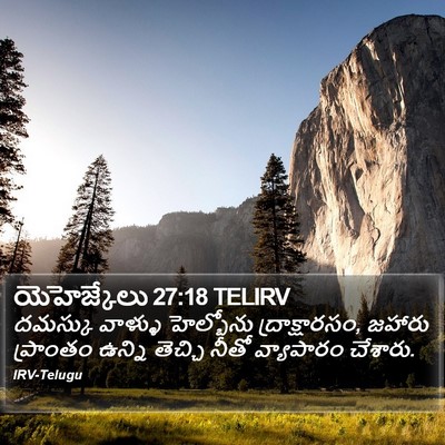 యెహెజ్కేలు 27:18 TELIRV Bible Verse Image