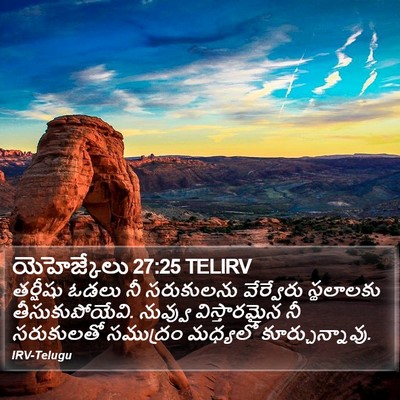 యెహెజ్కేలు 27:25 TELIRV Bible Verse Image