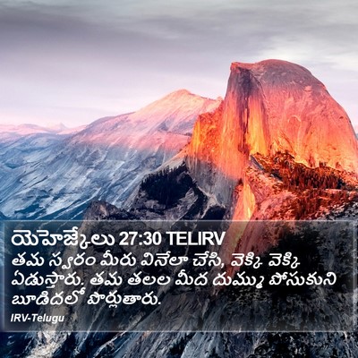యెహెజ్కేలు 27:30 TELIRV Bible Verse Image