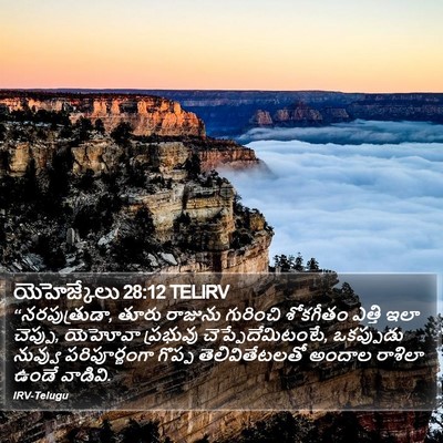 యెహెజ్కేలు 28:12 TELIRV Bible Verse Image