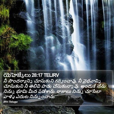 యెహెజ్కేలు 28:17 TELIRV Bible Verse Image