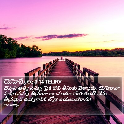 యెహెజ్కేలు 3:14 TELIRV Bible Verse Image