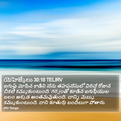 యెహెజ్కేలు 30:18 TELIRV Bible Verse Image