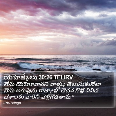 యెహెజ్కేలు 30:26 TELIRV Bible Verse Image
