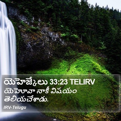 యెహెజ్కేలు 33:23 TELIRV Bible Verse Image