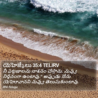 యెహెజ్కేలు 35:4 TELIRV Bible Verse Image