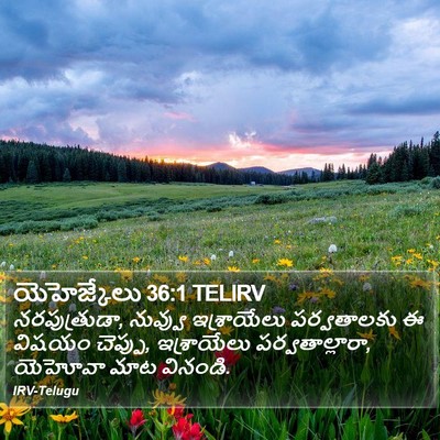 యెహెజ్కేలు 36:1 TELIRV Bible Verse Image