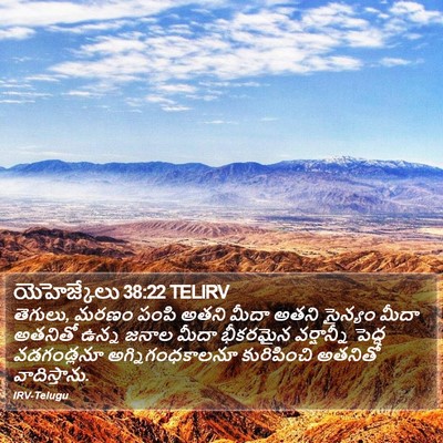యెహెజ్కేలు 38:22 TELIRV Bible Verse Image