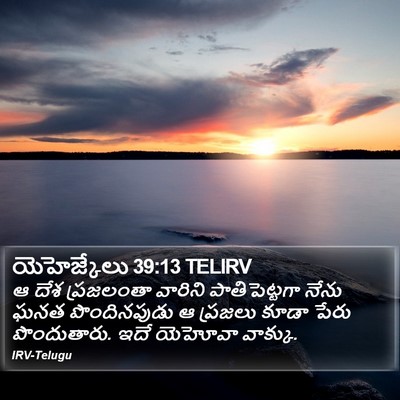 యెహెజ్కేలు 39:13 TELIRV Bible Verse Image