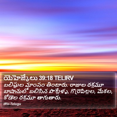యెహెజ్కేలు 39:18 TELIRV Bible Verse Image