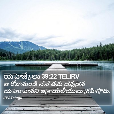 యెహెజ్కేలు 39:22 TELIRV Bible Verse Image