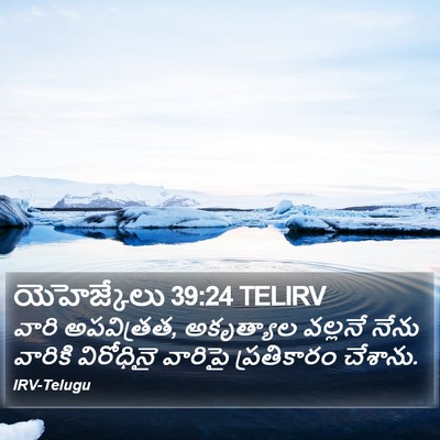 యెహెజ్కేలు 39:24 TELIRV Bible Verse Image