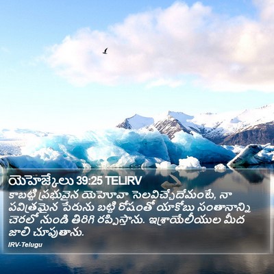 యెహెజ్కేలు 39:25 TELIRV Bible Verse Image