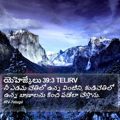 యెహెజ్కేలు 39:3 TELIRV Bible Verse Image