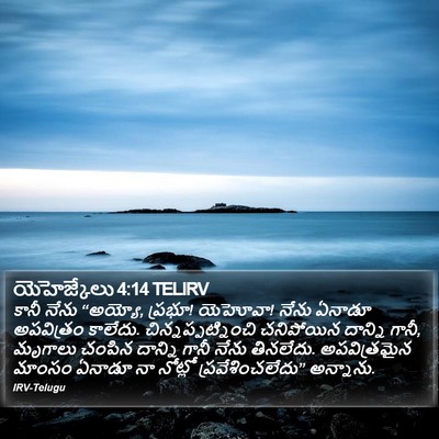 యెహెజ్కేలు 4:14 TELIRV Bible Verse Image