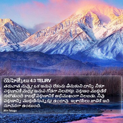 యెహెజ్కేలు 4:3 TELIRV Bible Verse Image