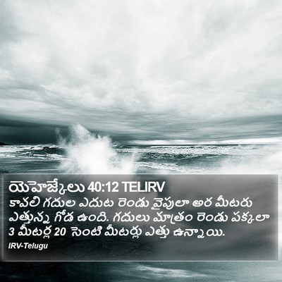 యెహెజ్కేలు 40:12 TELIRV Bible Verse Image