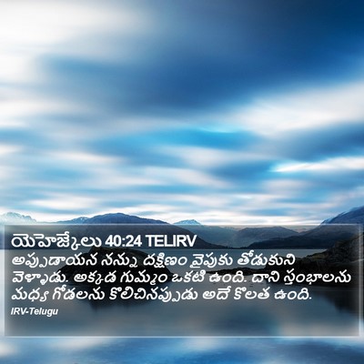 యెహెజ్కేలు 40:24 TELIRV Bible Verse Image
