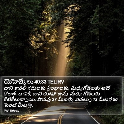 యెహెజ్కేలు 40:33 TELIRV Bible Verse Image
