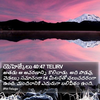యెహెజ్కేలు 40:47 TELIRV Bible Verse Image