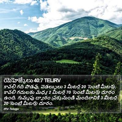 యెహెజ్కేలు 40:7 TELIRV Bible Verse Image